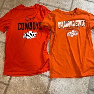 Nike Kids Orange Cowboys Graphic Tees